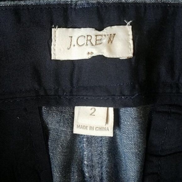 🌼 J.crew Blue Lightweight Cropped pants - Picture 3 of 6